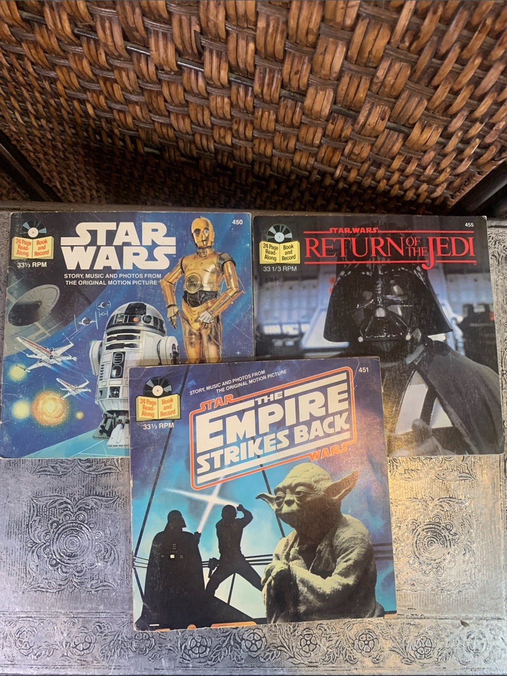 Vintage Star Wars Classic Set of Books and Records